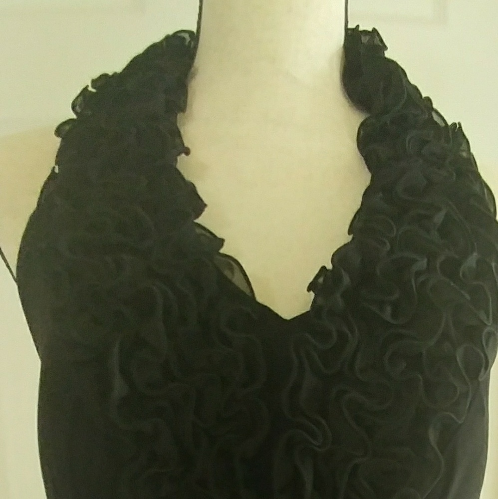 Dress, Black Halter Dress Barn Size 12